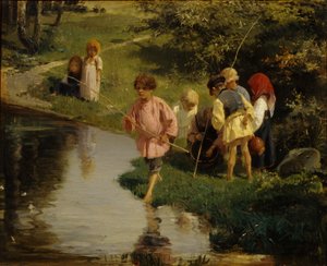 Gyermekhalászat, 1882