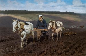 LEON TOLSTOI LABOURANT alkotó: Ilya Efimovich Repin