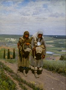 Jámbor NŐK ZARÁNDOKLATON alkotó: Ilya Efimovich Repin