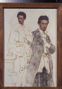 Nikolai Ventsel portréja. Ilja Jefimovics Repin (Ilia Repin) (1844-1930) festménye, olaj, vászon alkotó: Ilya Efimovich Repin