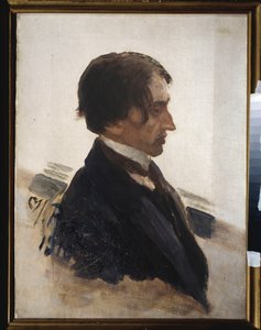 Isaak Brodsky (Brodsky) (1883-1939) művész portréja. Ilja Repin (Ilia Repin) (1844-1930) festménye, olaj, vászon alkotó: Ilya Efimovich Repin