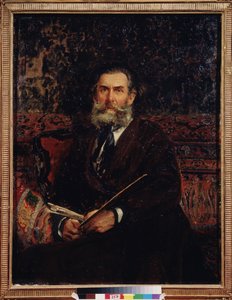 Portré du peintre Alexei Bogolyubov (Bogolyubov y Bogolyubov) (1824-1896). Peinture de Ilja Jefimovics Repin (Ilja Repine) (1844-1930), huile uram toile alkotó: Ilya Efimovich Repin