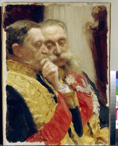 I. Goremikin és N. Gerard államtanácsi tag portréja alkotó: Ilya Efimovich Repin