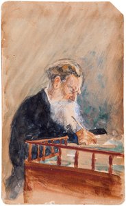 A szerző portréja, Leo N. Tolsztoj 1828-1910, 1900-as évek alkotó: Ilya Efimovich Repin