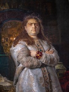 CSAREVNA SOFIA ALEXEJEVNA A NOVODEVICHY-ZOLOSTORBAN alkotó: Ilya Efimovich Repin