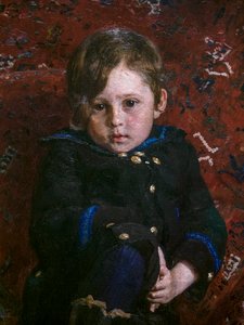 Jurij Repin gyermekként (részlet) alkotó: Ilya Efimovich Repin