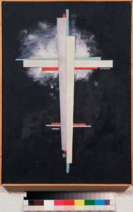 Szuprematizmus - Szuprematizmus - Ilja Grigorjevics Csasnik (Ilia Csacsnik) festménye (1902-1929), olaj, vászon alkotó: Ilya Grigorevich Chashnik