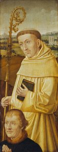 Szent Bernát adományozóval [előlap] alkotó: Imitator of Flemish 15th Century