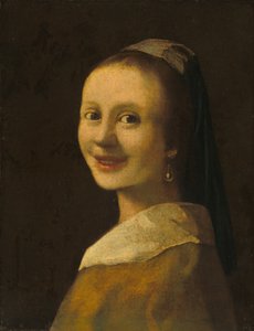 A Mosolygó Lány alkotó: Imitator of Johannes Vermeer