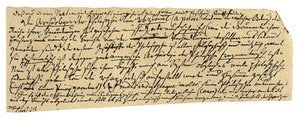 Autográf kézirat, németül, jegyzetek a filozófiáról és a königsbergi egyetemről (toll és tinta, papírra) alkotó: Immanuel Kant