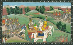 Az Úr Krisna és Arjuna párbeszéde, c. 1830