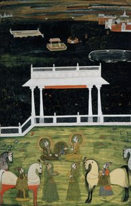 A Princely Paradise, c. 1750-1760 alkotó: Indian School