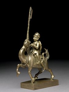 Egy tevén lovagló gyufaszállító, Vizagapatam, 1795 körül (réz)