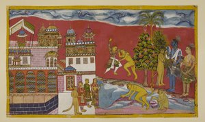 Add hozzá 15296 (2) f.16r, Vissza a kiskindhai palotán kívülre alkotó: Indian School