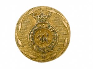 Button, bengáli hadtest, 1876-1891 alkotó: Indian School