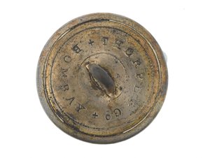 Button, Bombay önkéntes puskák, 1901 előtt alkotó: Indian School