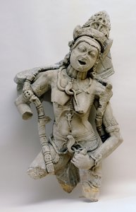 Chamunda, Hinglajgarh kultúra, i.sz. 1000 (homokkő) alkotó: Indian School