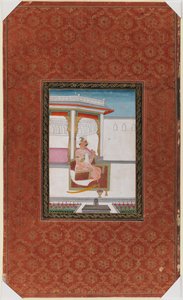Chandhu Lal, 1875-1900 (átlátszatlan wc és arany papíron) alkotó: Indian School