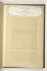 Coarse Cotton, Benares, az Indiai Textilgyártók Gyűjteményéből, John Forbes Watsontól, 1866-ban alkotó: Indian School