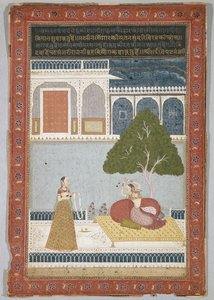 Desvarati Ragini, 1768-ban (tempera papíron) alkotó: Indian School