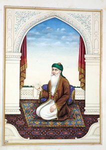 Fakir Syad Nur-o-Deen, A Pandzsáb királysága, uralkodói és főnökei, I. kötet, egy azonosítatlan indiai művész 27 akvarell tanulmányából álló kötet, 1840 körül (wc papíron) alkotó: Indian School