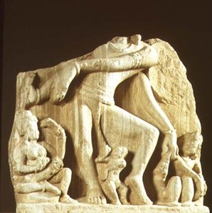 Natesa, Chittorgarh, Rajasthan, Pratihara dinasztia figurája (homokkő) alkotó: Indian School