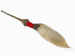 Fly whisk Bahadur Shah palotájából, Delhiből, 1857 körül alkotó: Indian School