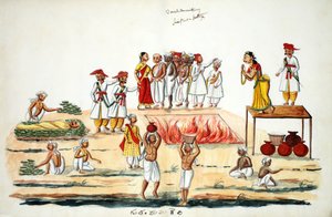 Temetés (wc papíron) alkotó: Indian School