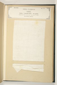 Gurrah Cloth, Patna, Bengália, az Indiai Textilgyártók Gyűjteményéből, John Forbes Watson, 1866-ban megjelent alkotó: Indian School