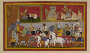 Indrajit mágiával készül a Rāma elleni harcra alkotó: Indian School