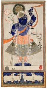 Krishna mint Shri Nathji alkotó: Indian School