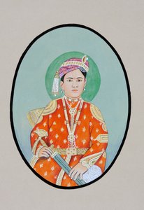 Maharaja Ganga Singh Bikaner miniatűr festménye alkotó: Indian School