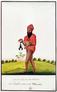 Ms Indien 743 Skorpiócsípés elleni gyógymódok eladója, 1831 alkotó: Indian School