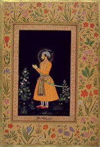 Shah Jahan (1592-1666) mogul portréja, 1632 körül alkotó: Indian School