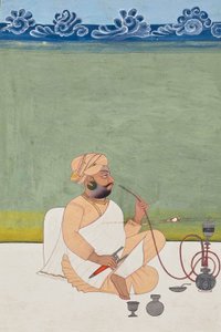 Egy kanphata jógi portréja, 1800 körül alkotó: Indian School