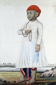 Egy nevezetes portréja, 1780-1790 körül alkotó: Indian School