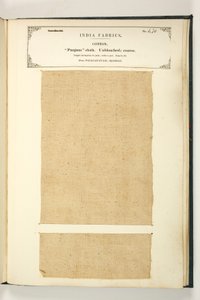 Punjum Cloth, Vizagapatam, Madras, az Indiai Textilgyártók Gyűjteményéből, John Forbes Watsontól, 1866-ban megjelent alkotó: Indian School