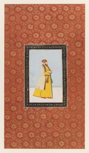 Qamar al-Din Khan, 1875-1900 (átlátszatlan wc és arany papíron) alkotó: Indian School