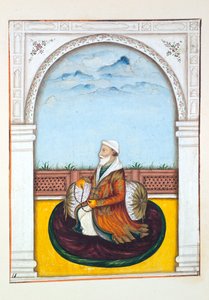 Rajah Dina Nath-Bahadur, A Pandzsáb királysága, uralkodói és főnökei, I. kötet, egy azonosítatlan indiai művész 27 akvarell tanulmányából álló kötet, 1840 körül (wc papíron) alkotó: Indian School