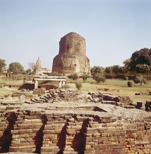 A Dhameh sztúpa, i.sz. 500 körül alkotó: Indian School
