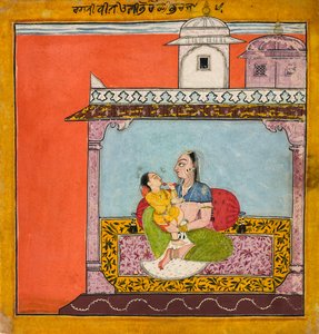Vilaval Ragini, ragamalából, 1690-95 körül alkotó: Indian School