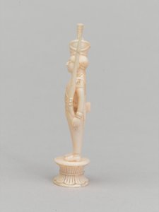 Fehér gyalog, sakkfigura, India, 1820 körül alkotó: Indian School