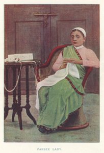 Indiai bennszülöttek: Parsee Lady (színes fotó)