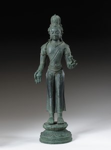 Avalokiteshvara figurája (bronz)
