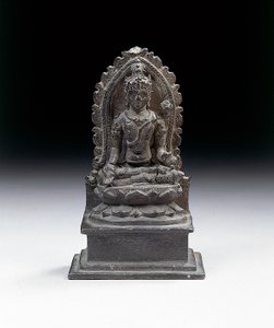 Padmapani jávai alak, 9. század vége (bronz)