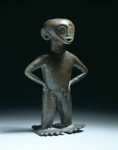 Álló női alak alkotó: Indonesian School