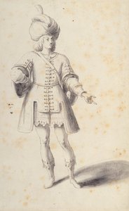 Egy nemes perzsa fiatal (toll és tinta papíron) alkotó: Inigo Jones