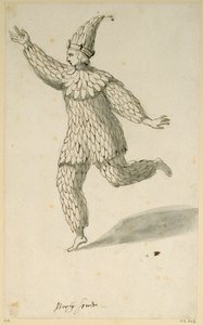 Egy légies szellem (toll és tinta papíron) alkotó: Inigo Jones