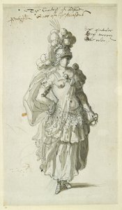 Penthesilea, 1609 körül (toll és tinta papíron)