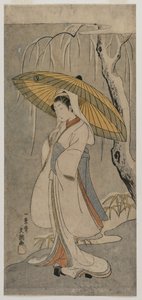 Segawa Kikunojo II, mint a Heron Maiden (az Ichimura Theater sorozatból)